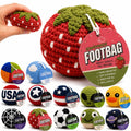 Handmade Crochet Footbag – Soft Weighted Freestyle Kick Ball for Tricks, Stalls & Juggling, Collectible Crochet Design, Fun Gift for Teens & Adults